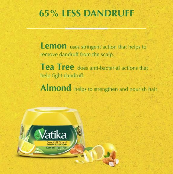Vatika - Anti-Dandruff Styling Hair Cream (65g)